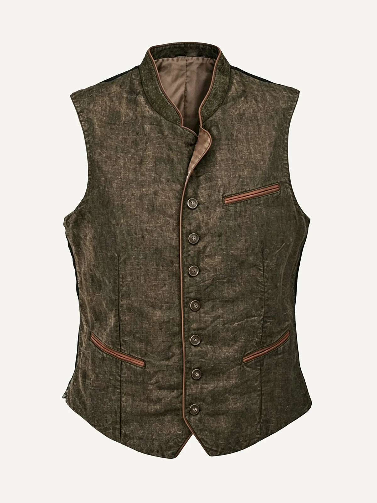 The Alder Waistcoat in Olive