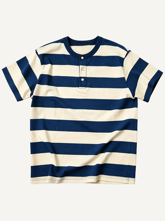 The Sailor Stripe Tee in Navy Stripe