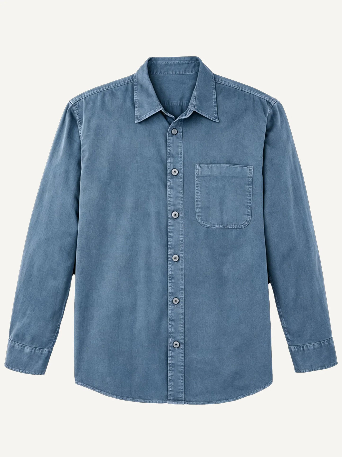 The Meridian Shirt in Harbor Blue