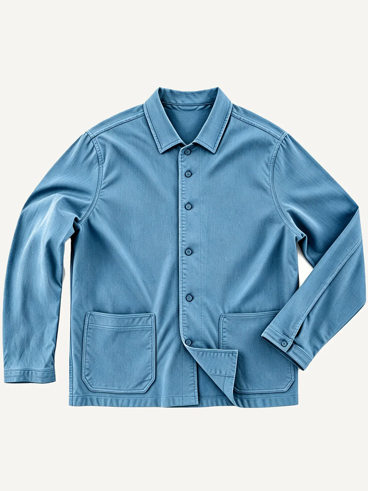 The Atelier Chore Jacket in Slate Blue