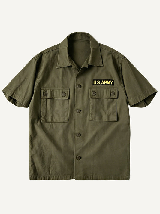 The Far Voyager Field Shirt in Olive Green