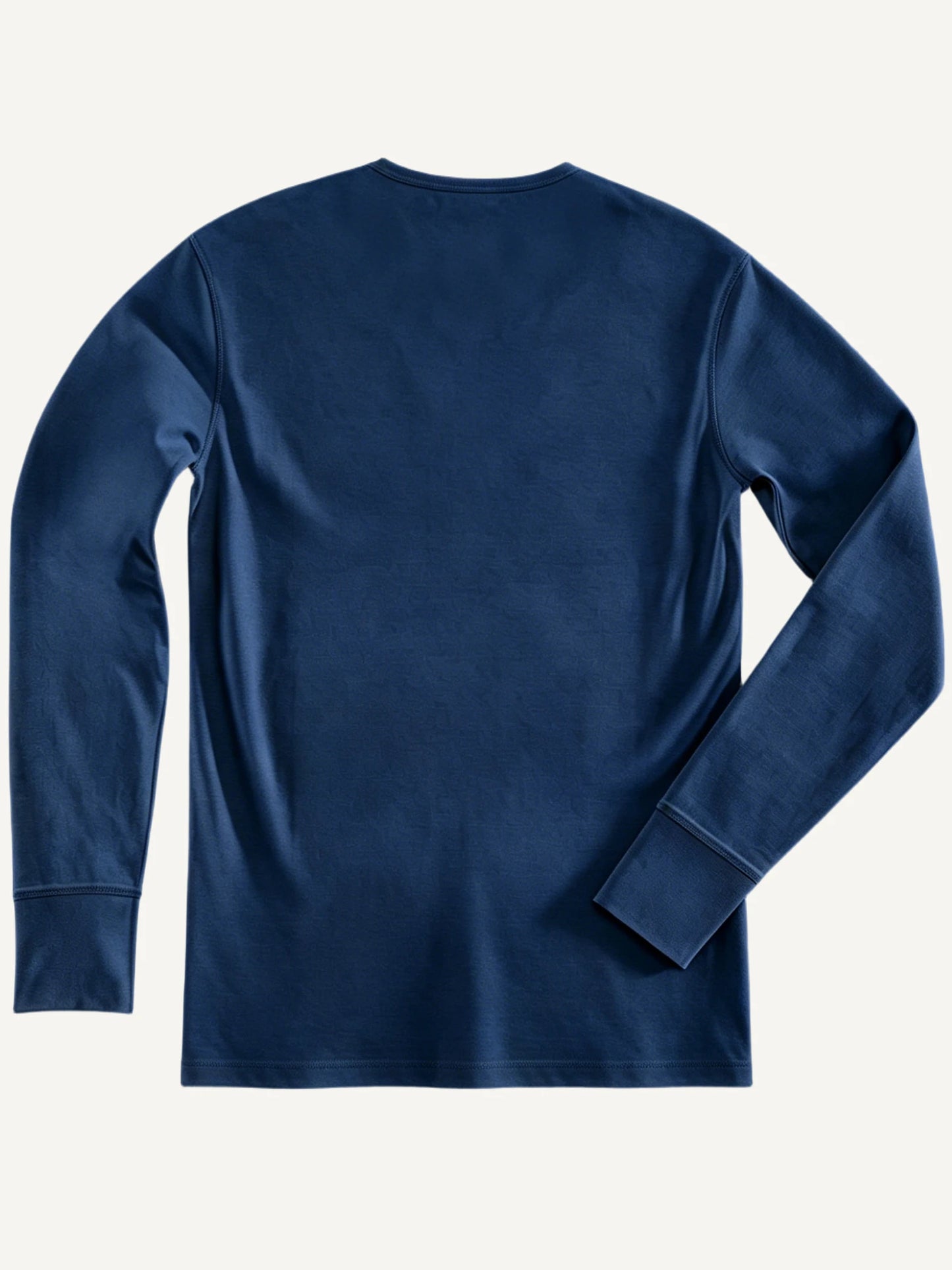The Classic Henley Shirt in Deep Navy