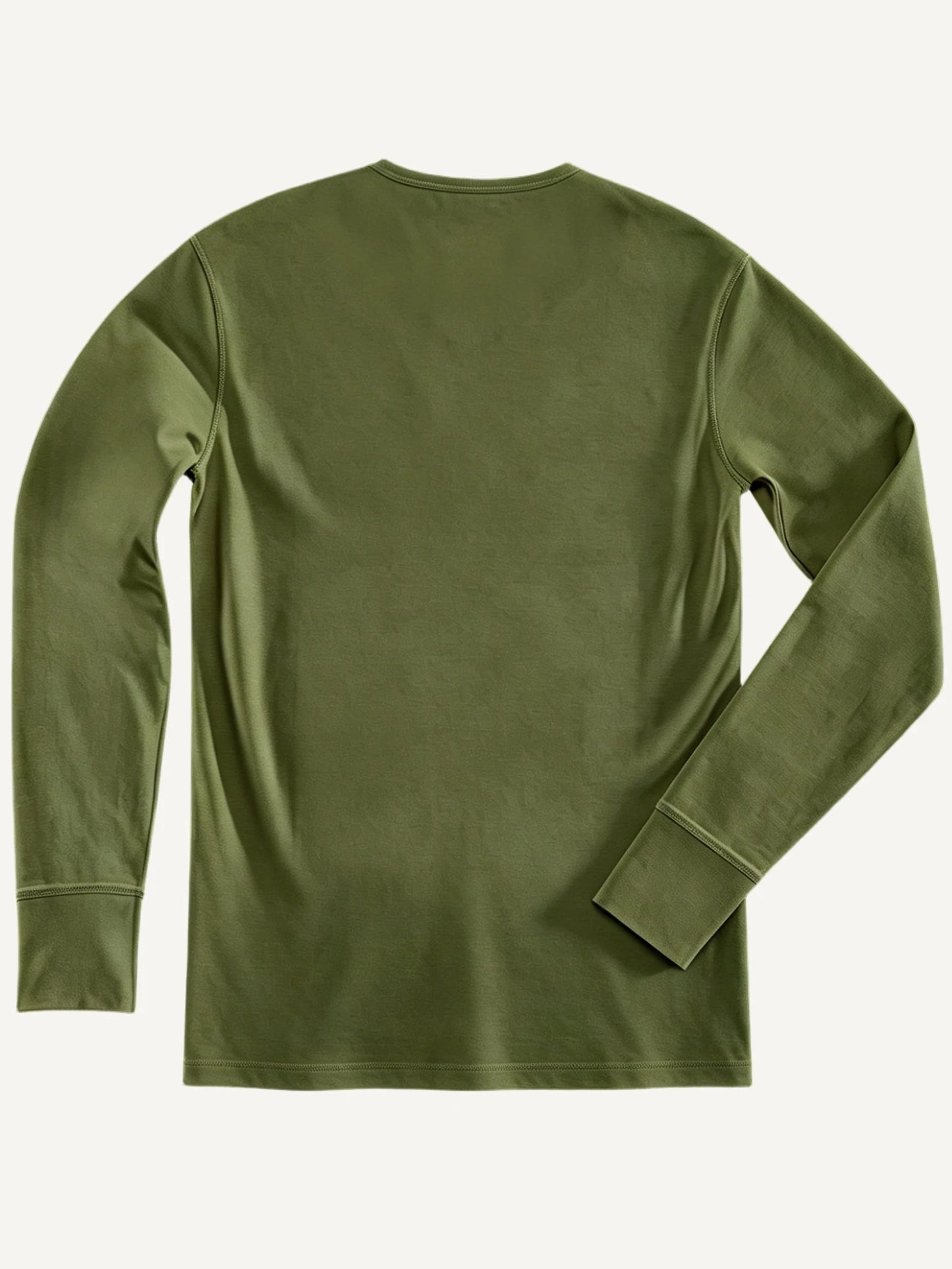 The Classic Henley Shirt in Army Green