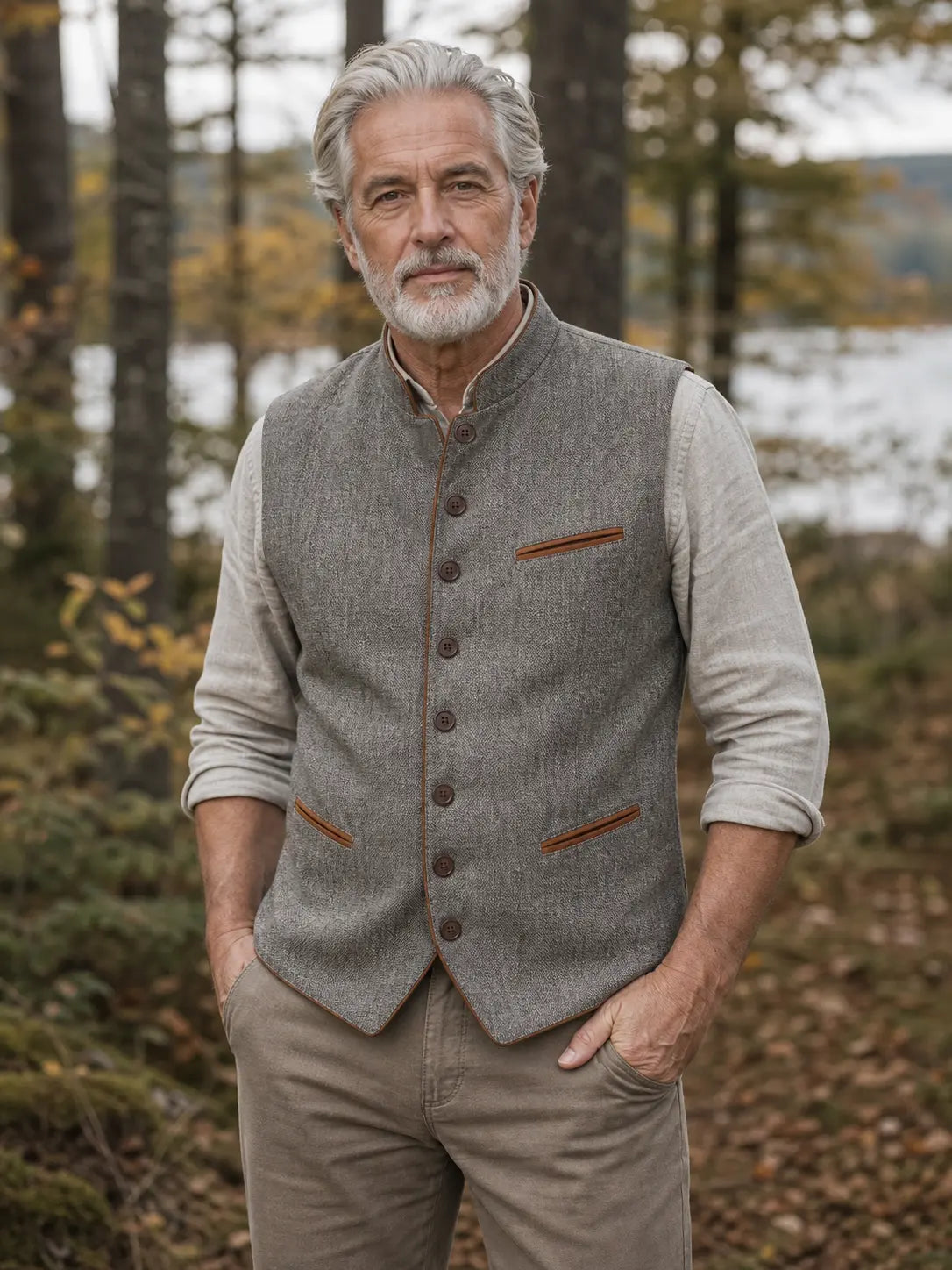 Le Gilet Fern en Anthracite