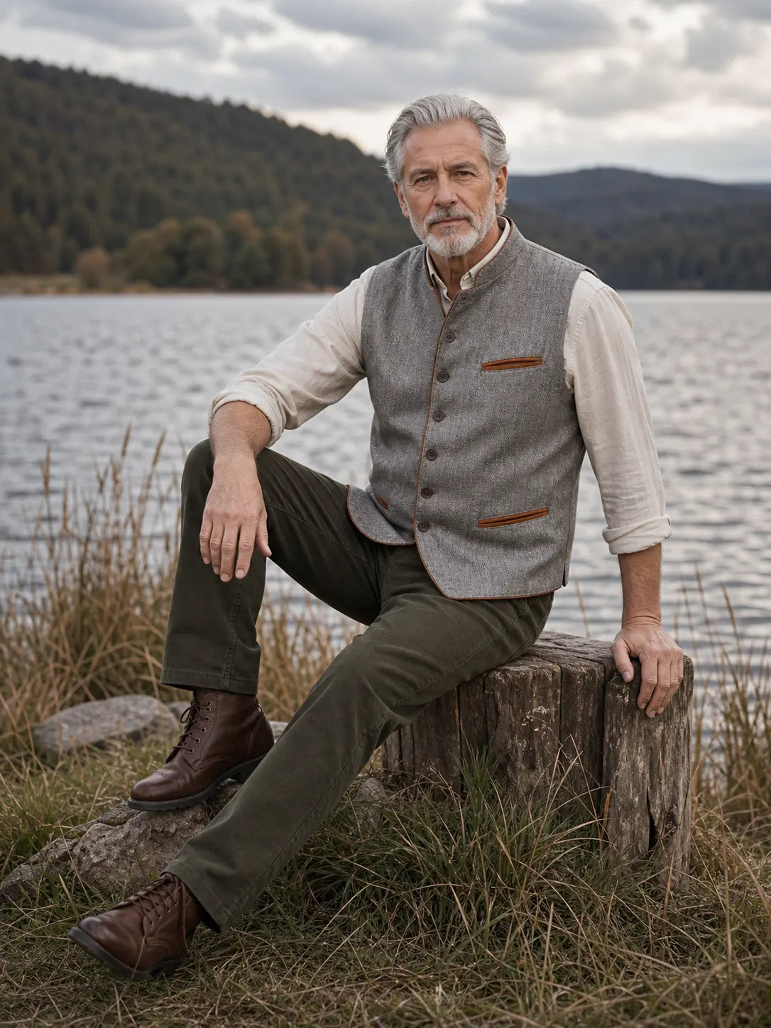 Le Gilet Fern en Anthracite