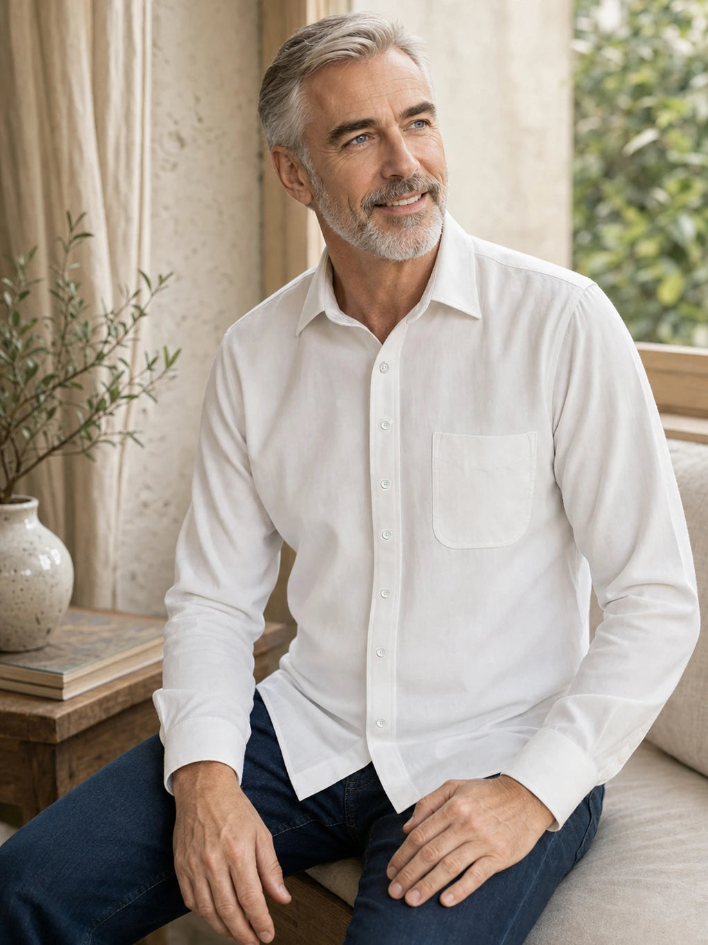 The Cove Classic Shirt in White