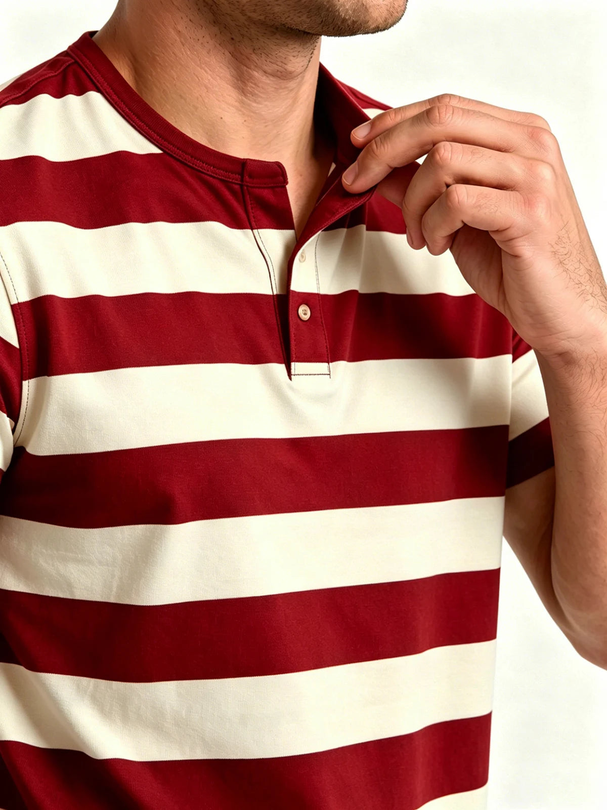The Sailor Stripe Tee in Red Stripe