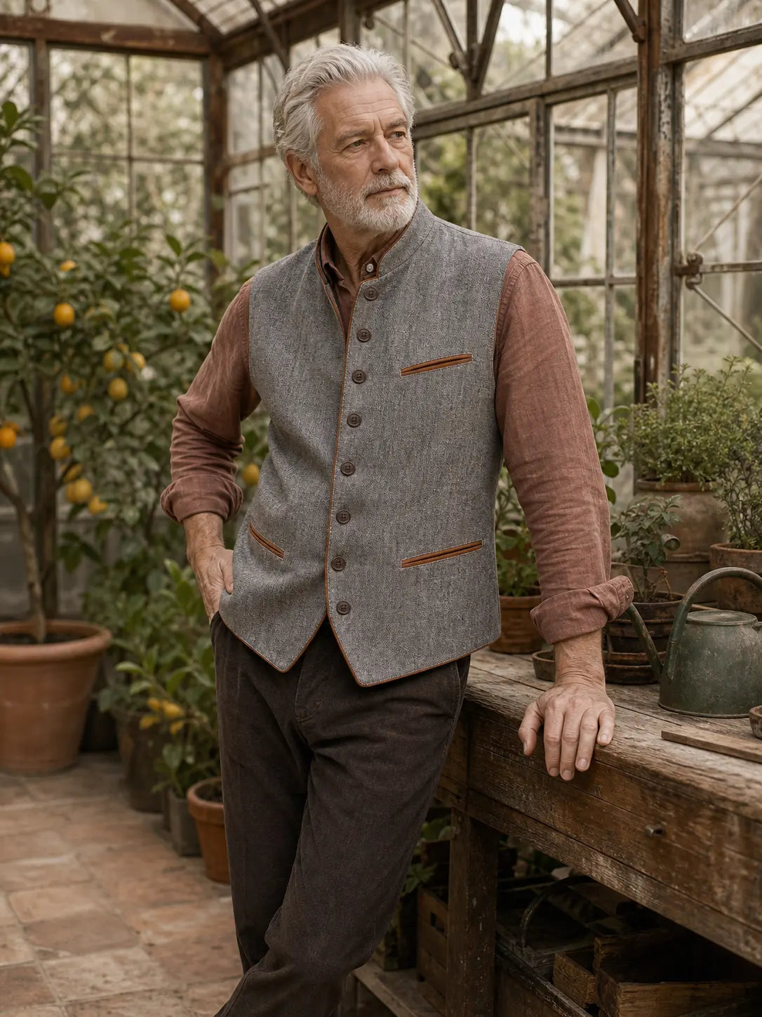 Le Gilet Fern en Anthracite