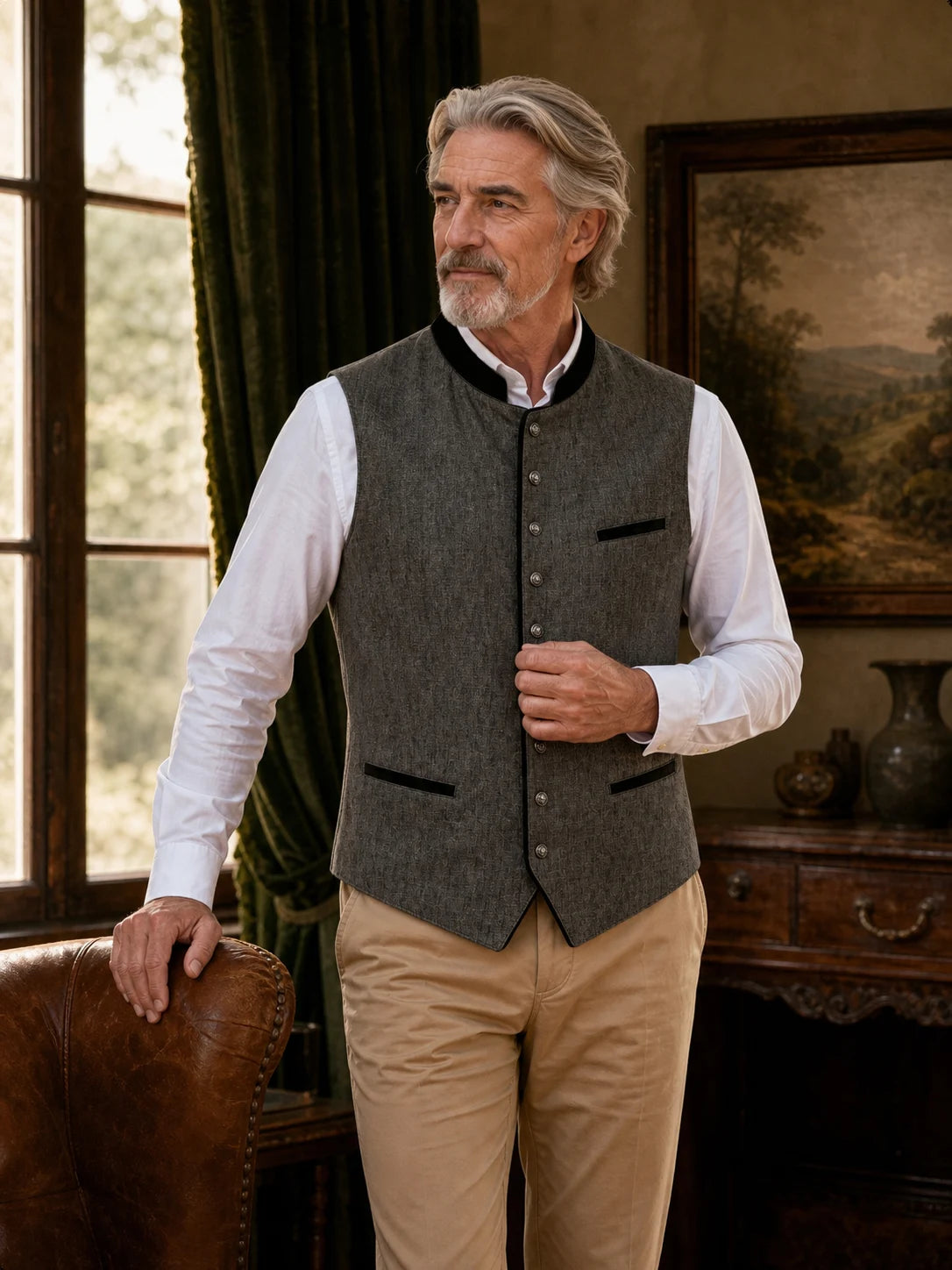 The Vale Vest in Anthracite
