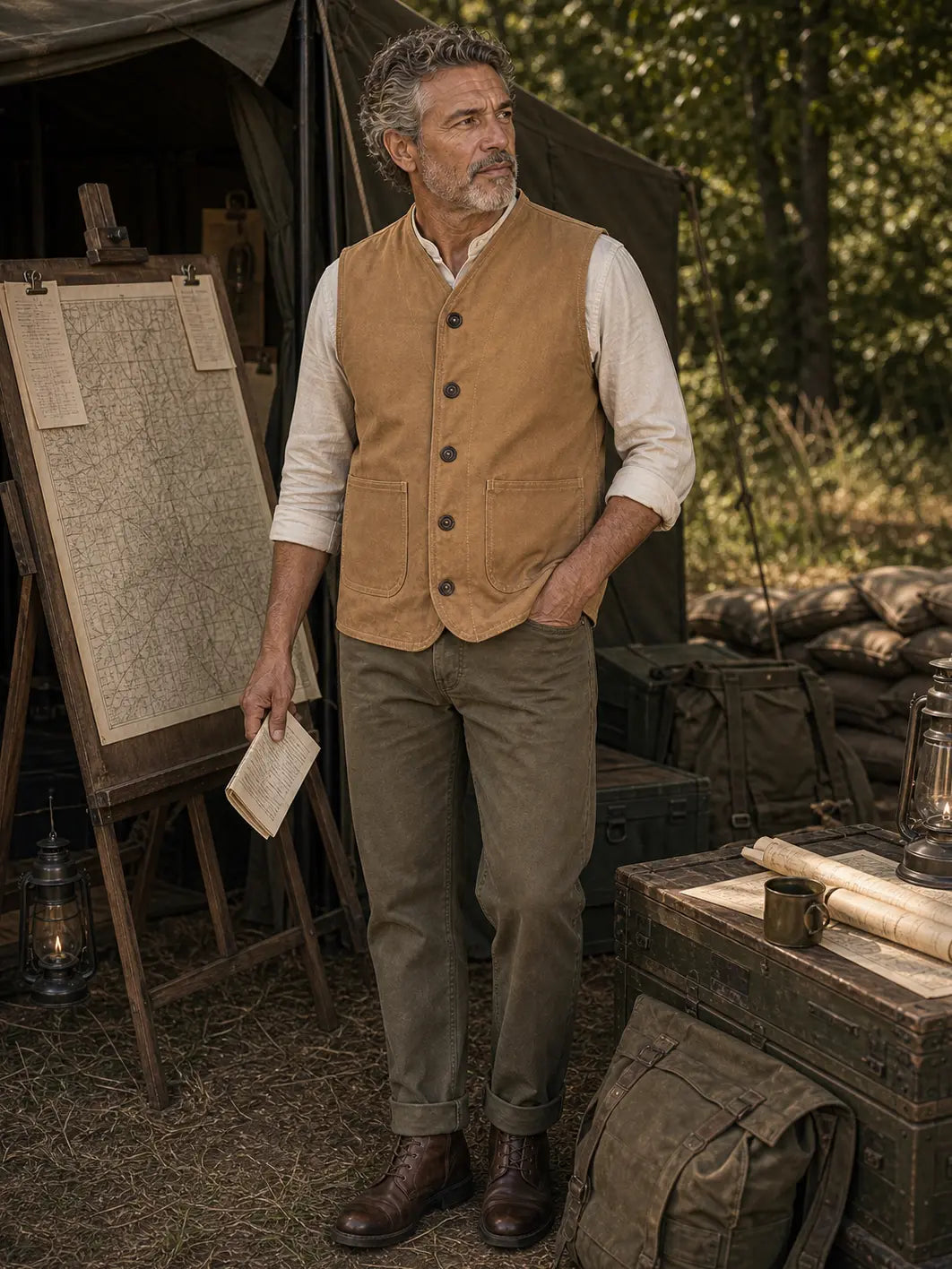 Le Gilet Fern en Anthracite