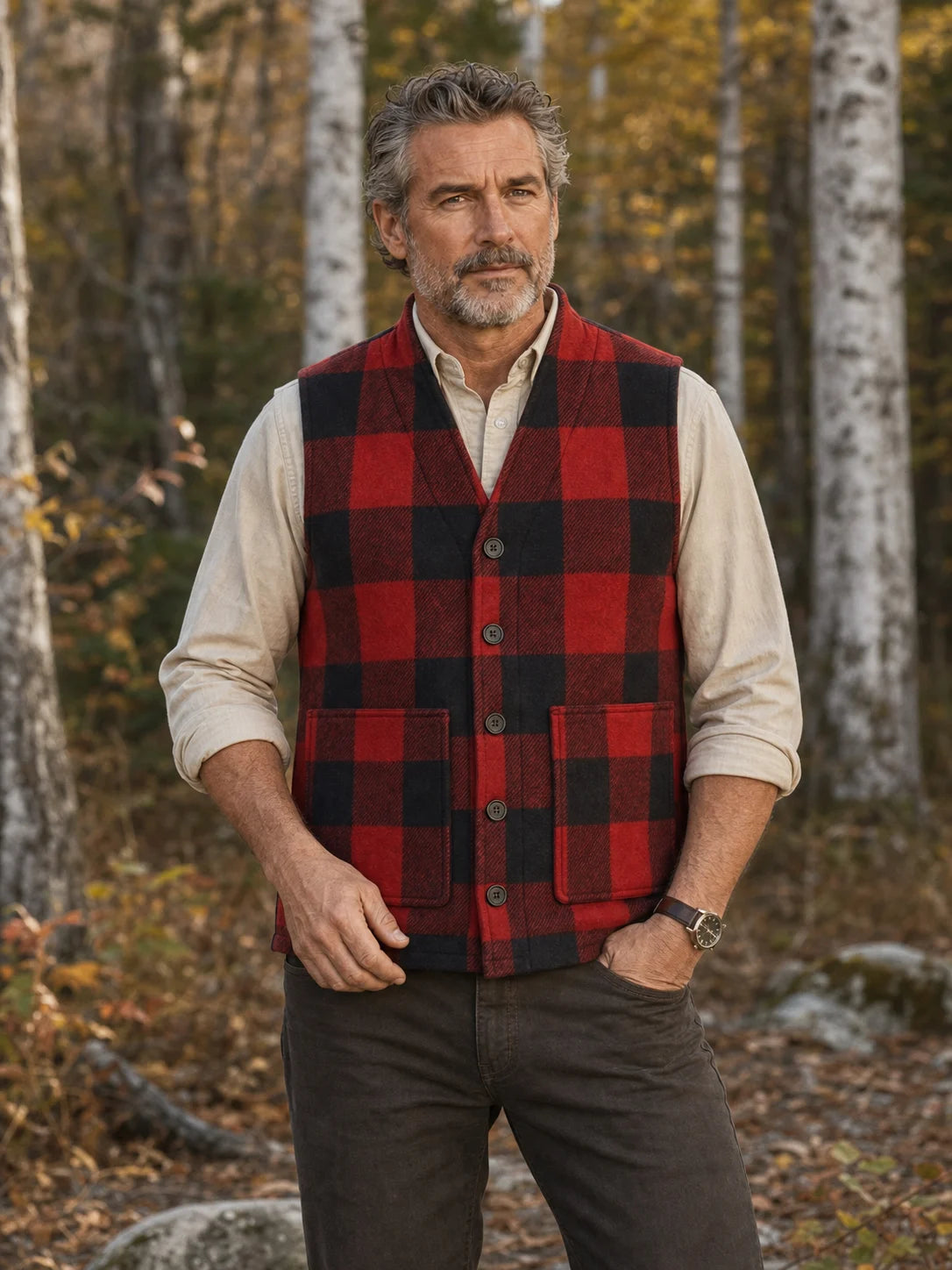 Le Gilet Fern en Anthracite