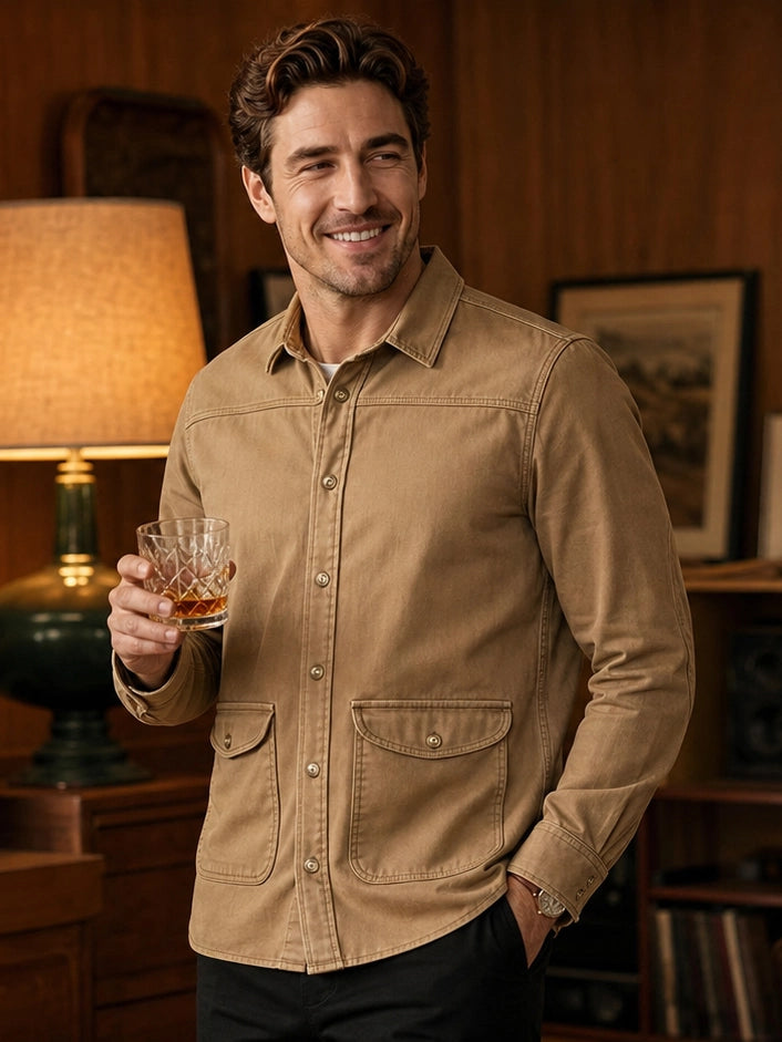 The Pioneers Chore Jacket in Tan